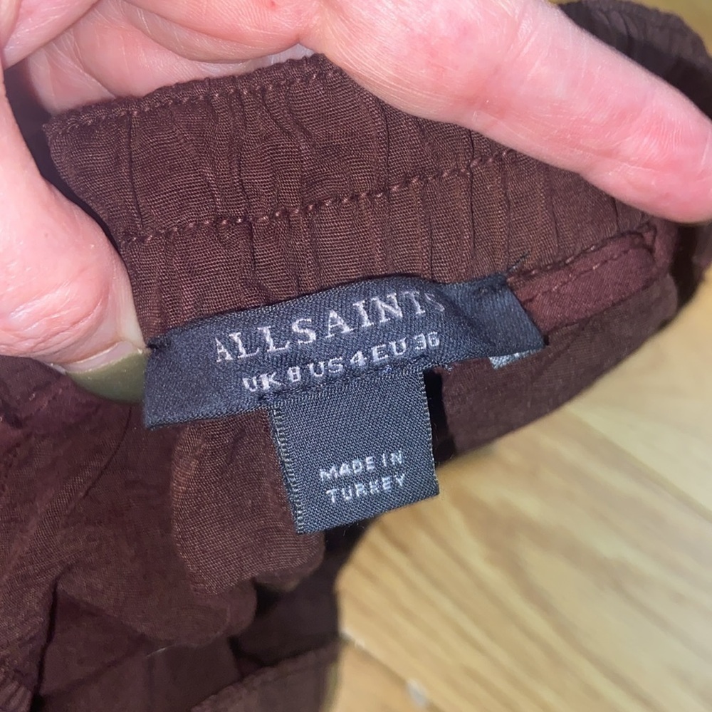 NWOT Val High-Rise Cargo Linen Blend Pants size US 4 - Picture 12 of 14